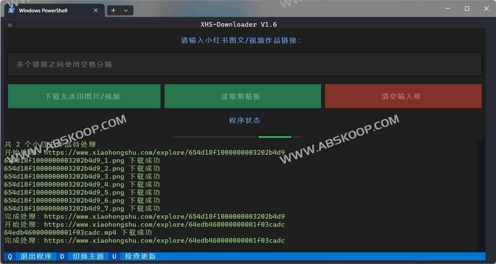 XHS Downloader-免费开源小红书图文视频作品采集工具 2 XHS Downloader-免费开源小红书图文视频作品采集工具