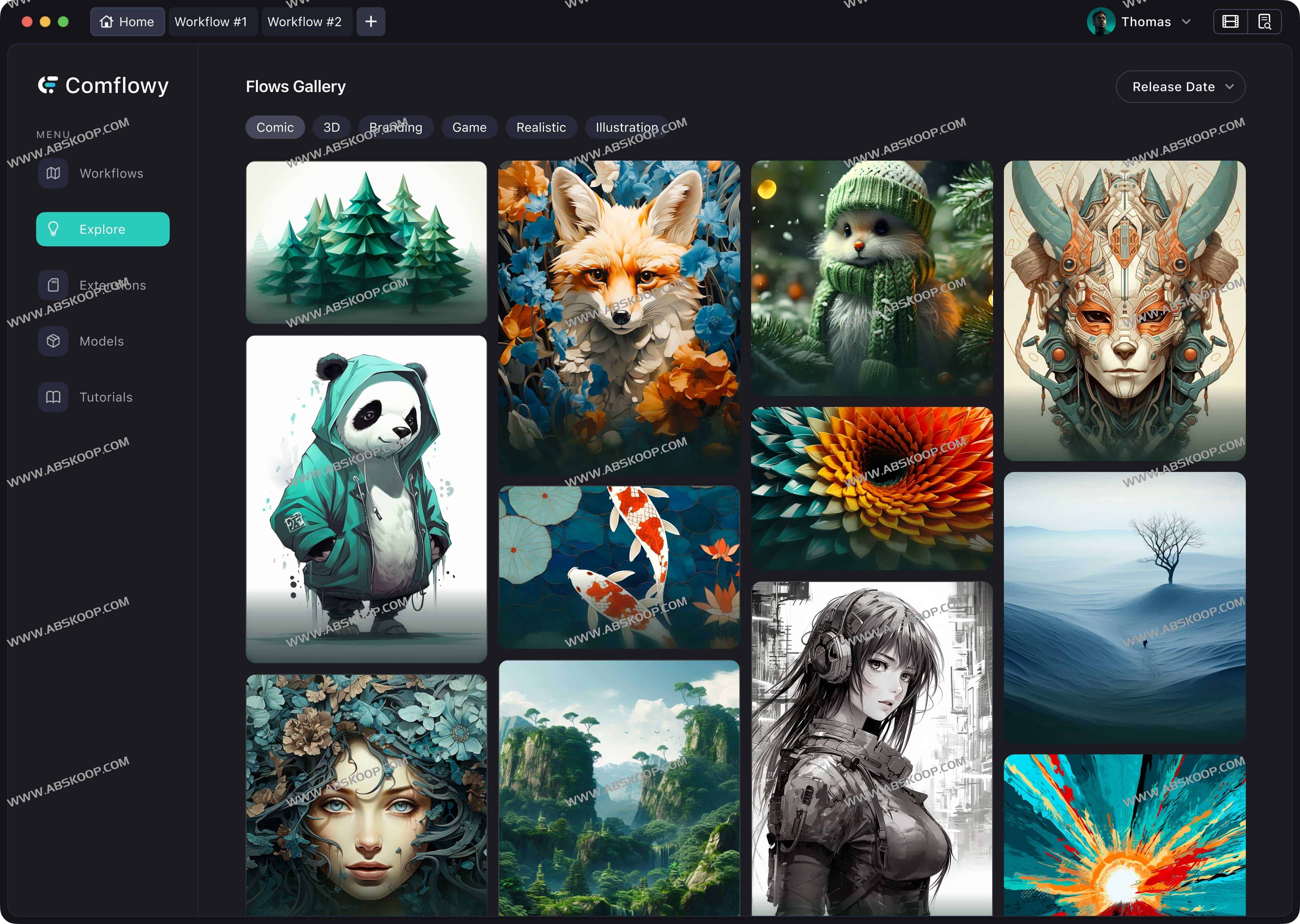 Comflowyspace-开源AI 图像和视频生成工具 一键安装 小白也能用 3 Comflowyspace-开源AI 图像和视频生成工具