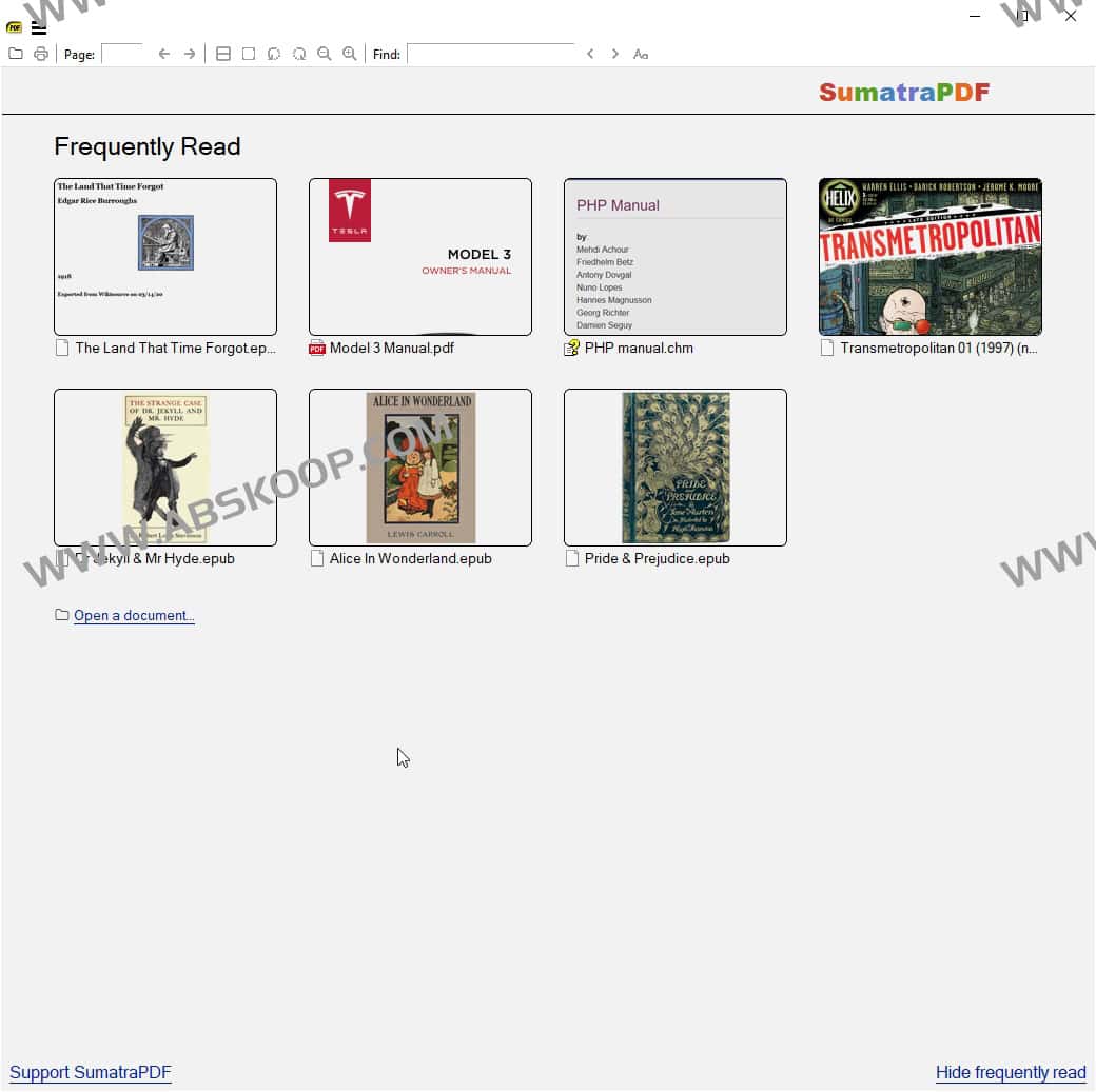 Sumatra PDF-免费开源 PDF 阅读器 快速 小巧 功能齐全