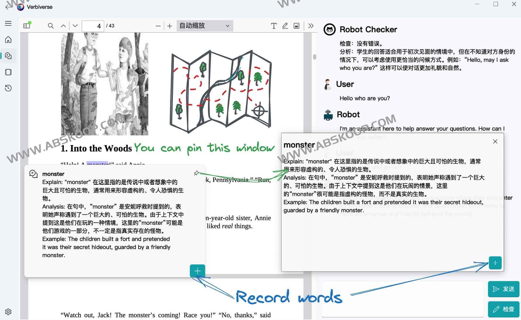 Verbiverse-基于大模型的智能语言学习辅助工具