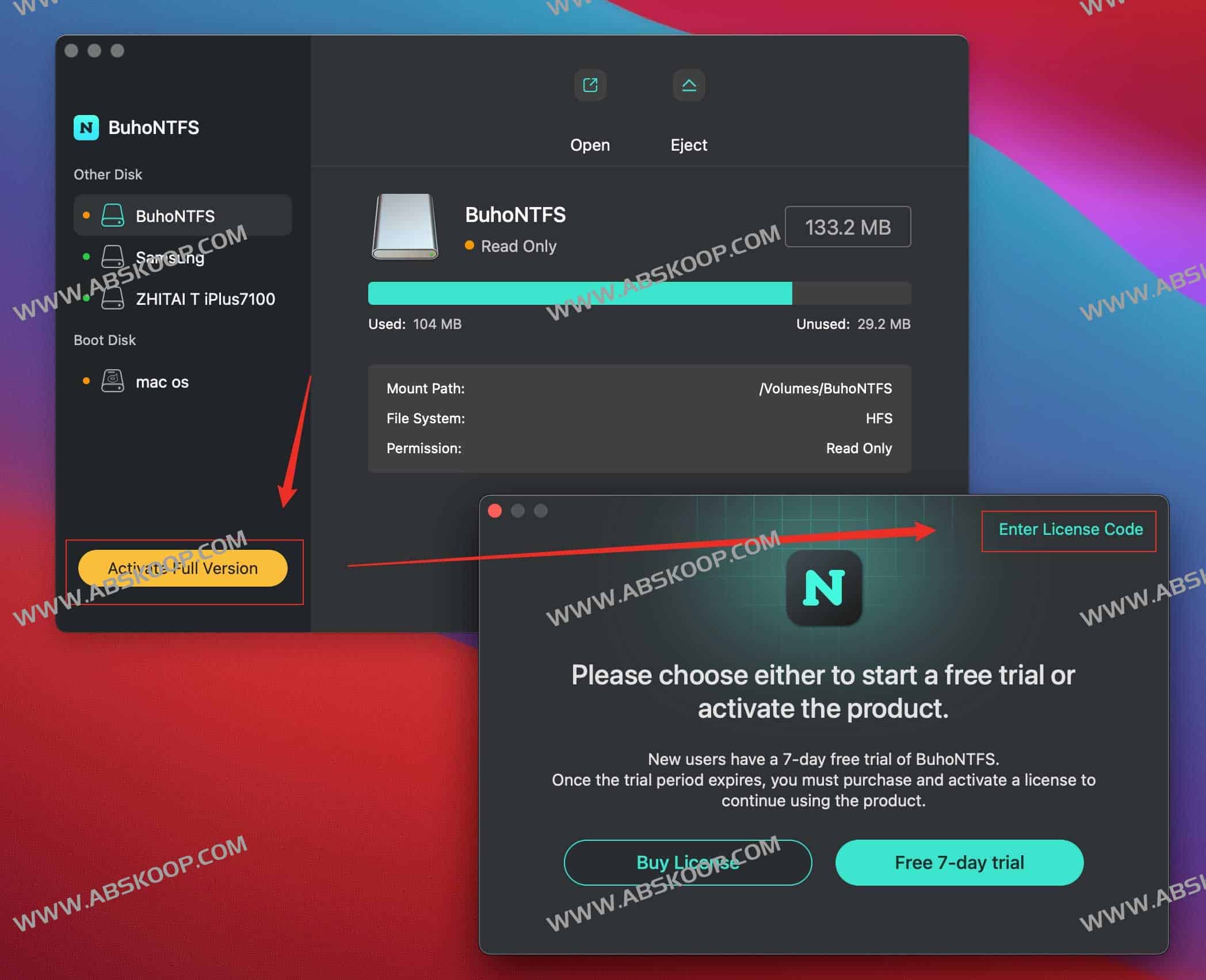 BuhoNTFS 终身版限免- macOS NTFS 格式磁盘读写工具 3 BuhoNTFS 终身版限免- macOS NTFS 格式磁盘读写工具