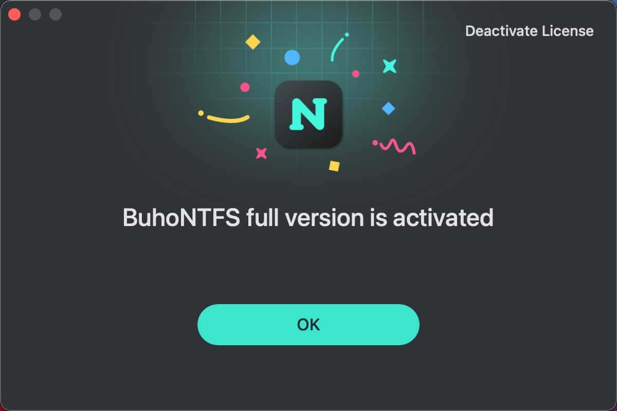 BuhoNTFS 终身版限免- macOS NTFS 格式磁盘读写工具 4 BuhoNTFS 终身版限免- macOS NTFS 格式磁盘读写工具