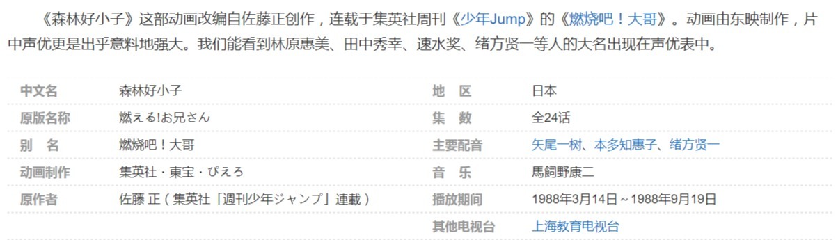 [1988] 森林好小子_日语_mkv_5.7G