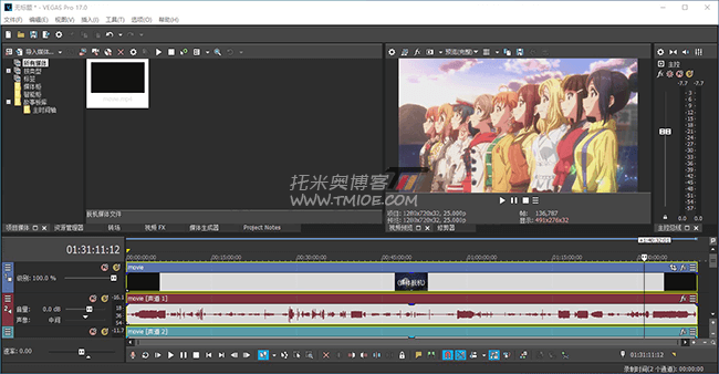 视频编辑软件：MAGIX Vegas Pro 17 破解版 