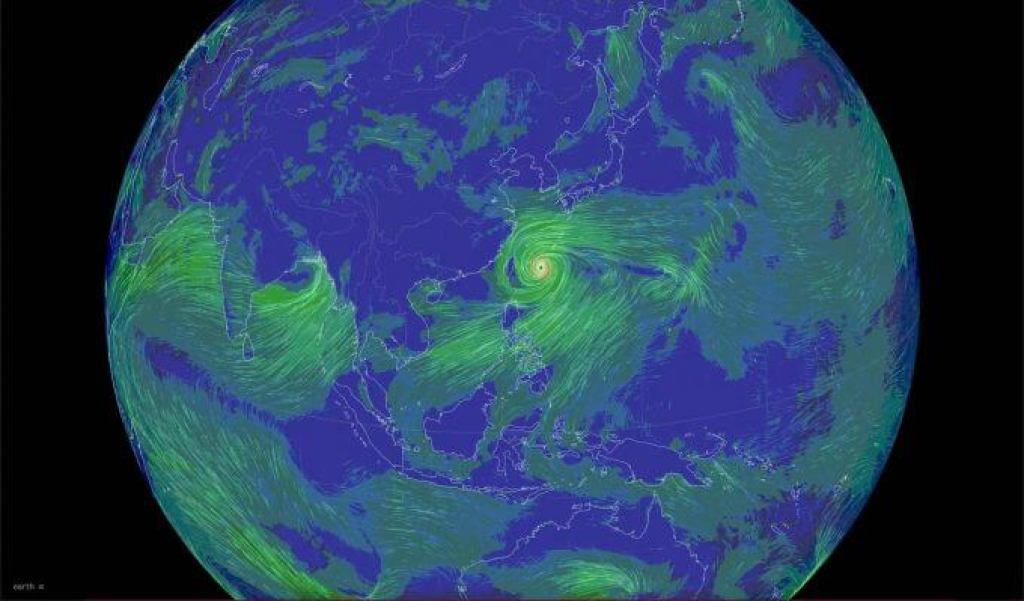 earth-查看全球风向天气和海洋状况地图