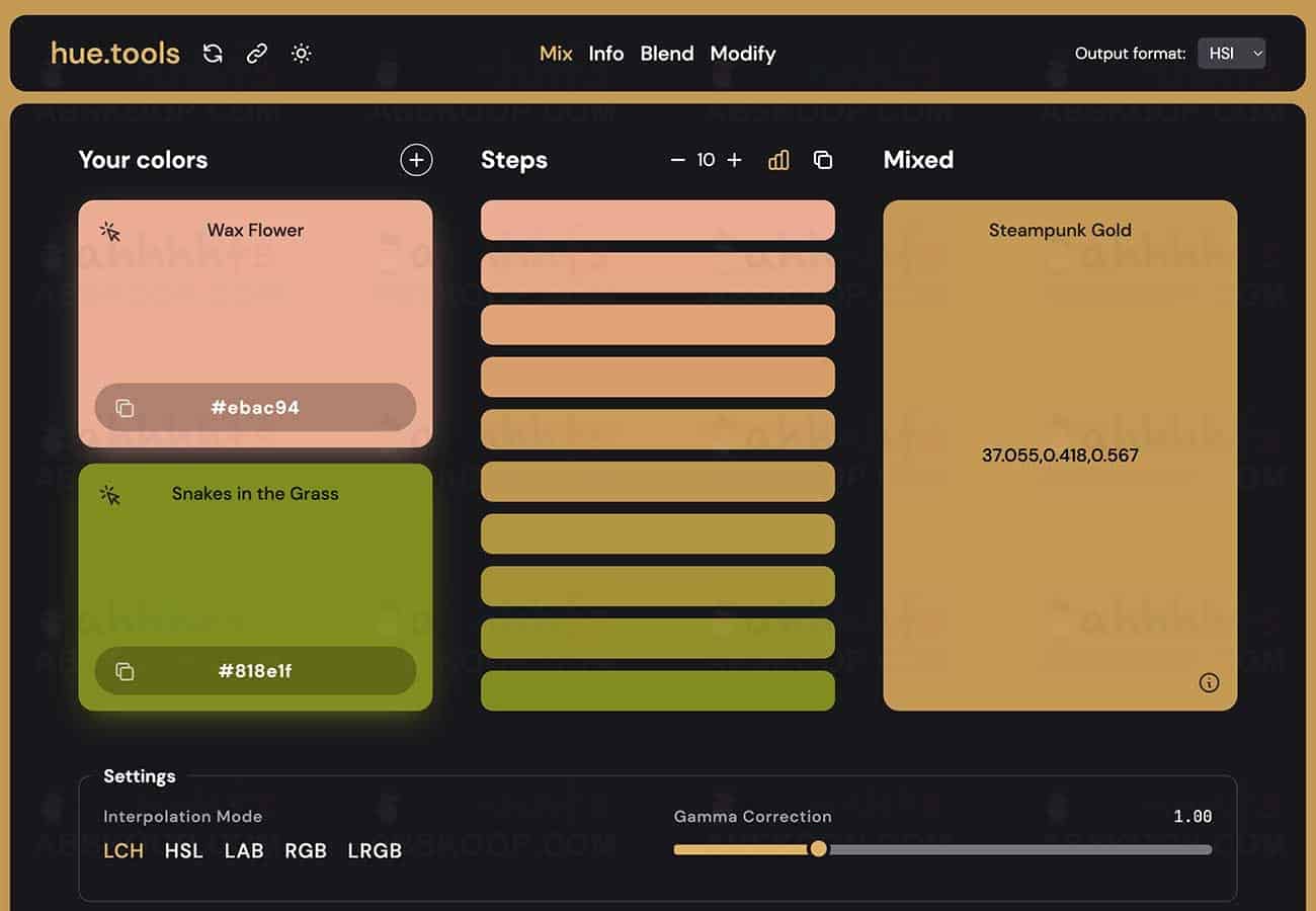 hue.tools-免费开源的在线配色工具-random