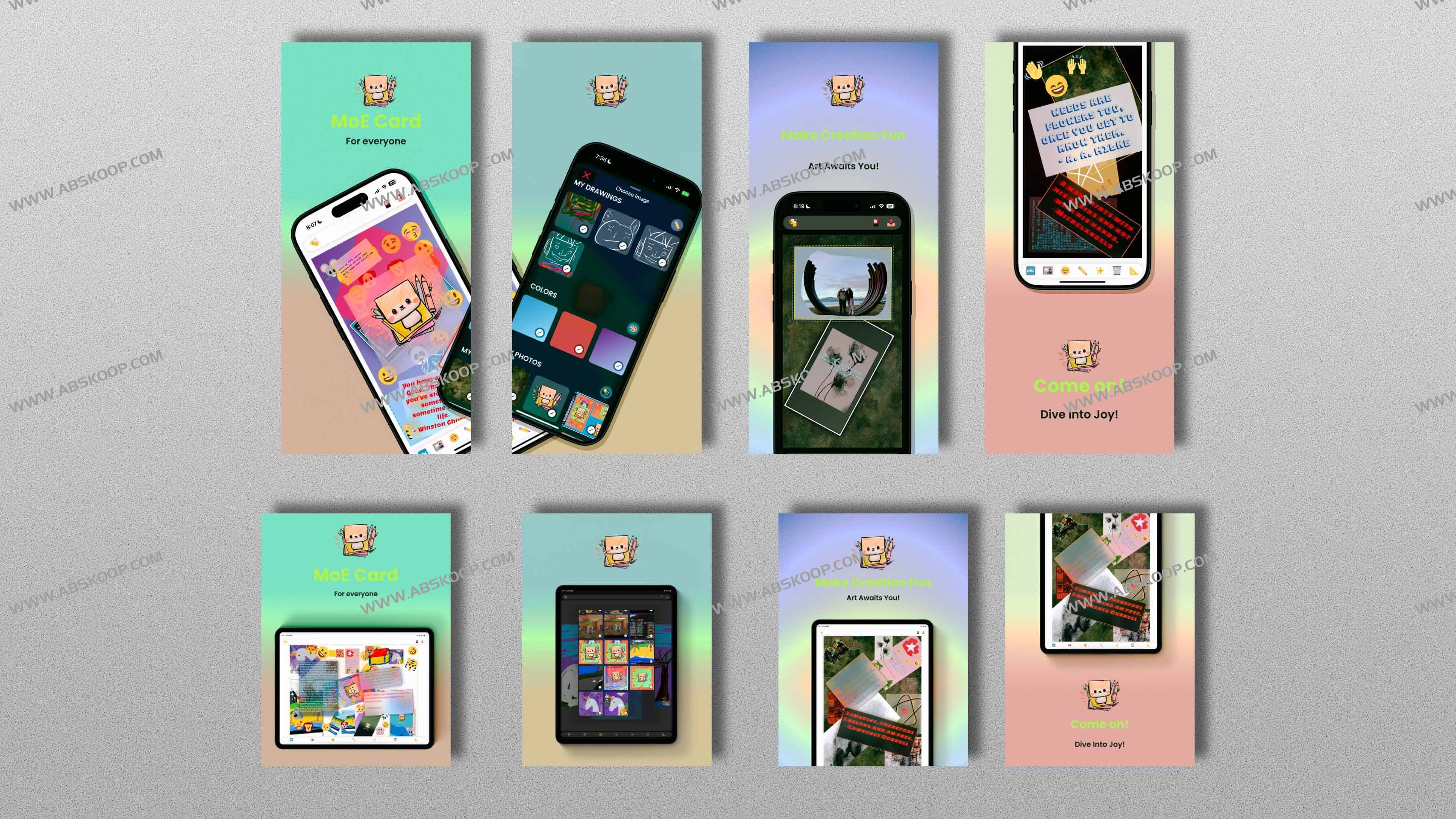 萌艺卡片(MoE Card App):免费无广告的拼贴与卡片制作神器 5 萌艺卡片(MoE Card App):免费无广告的拼贴与卡片制作神器