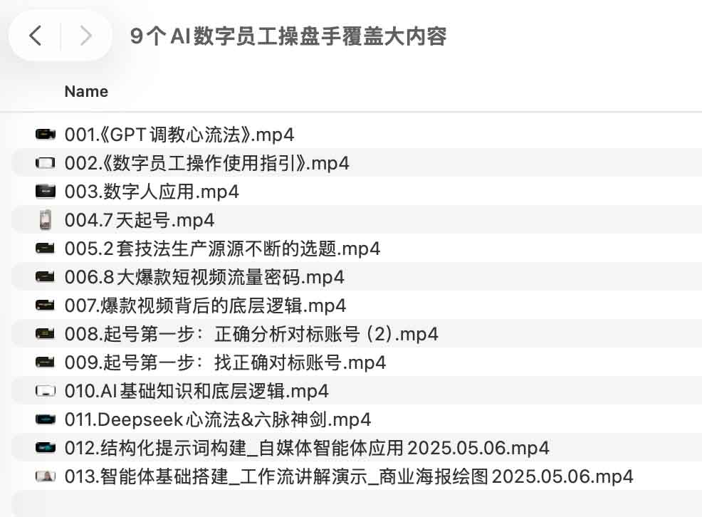 9个AI数字员工操盘手覆盖大内容